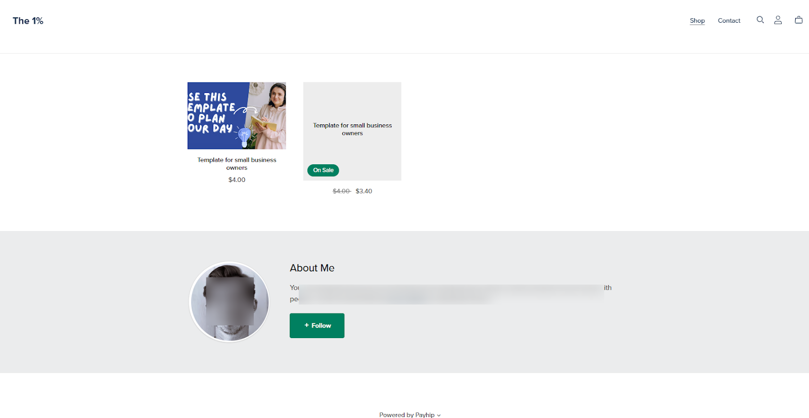 vitrine sur une alternative à Gumroad