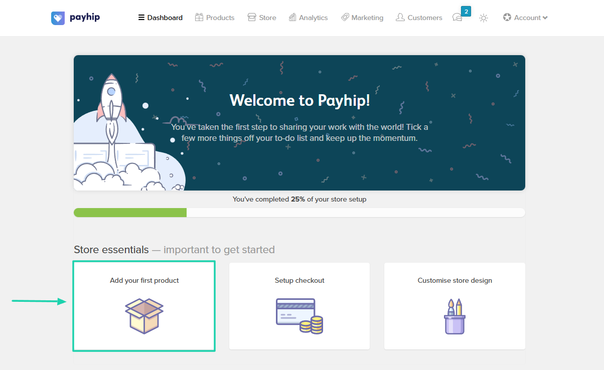Payhip: capture des products - créateur de formations