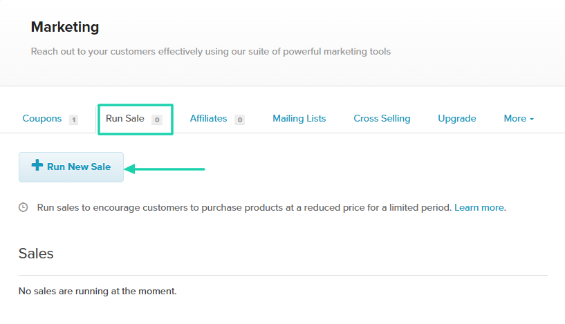 la fonctionnalité marketing sur une alternative à Gumroad