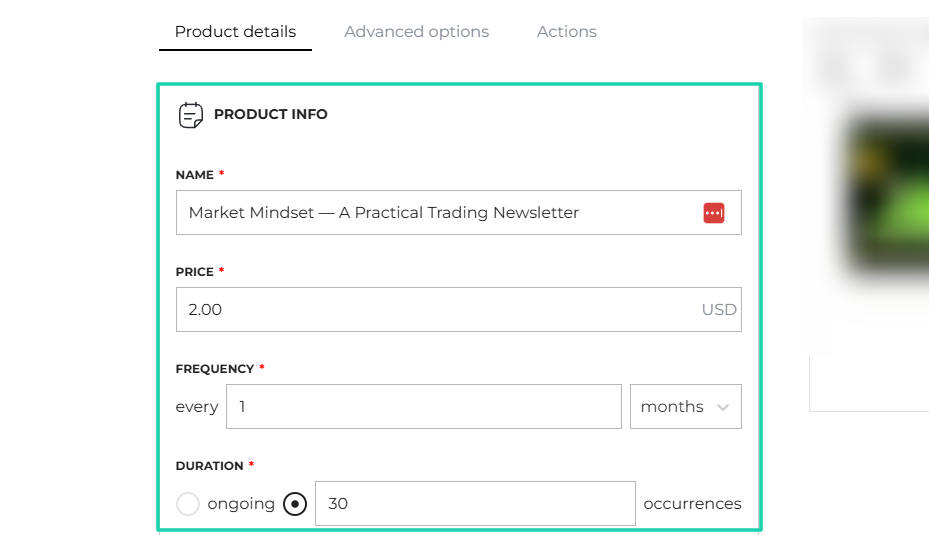 SendOwl: capture des products