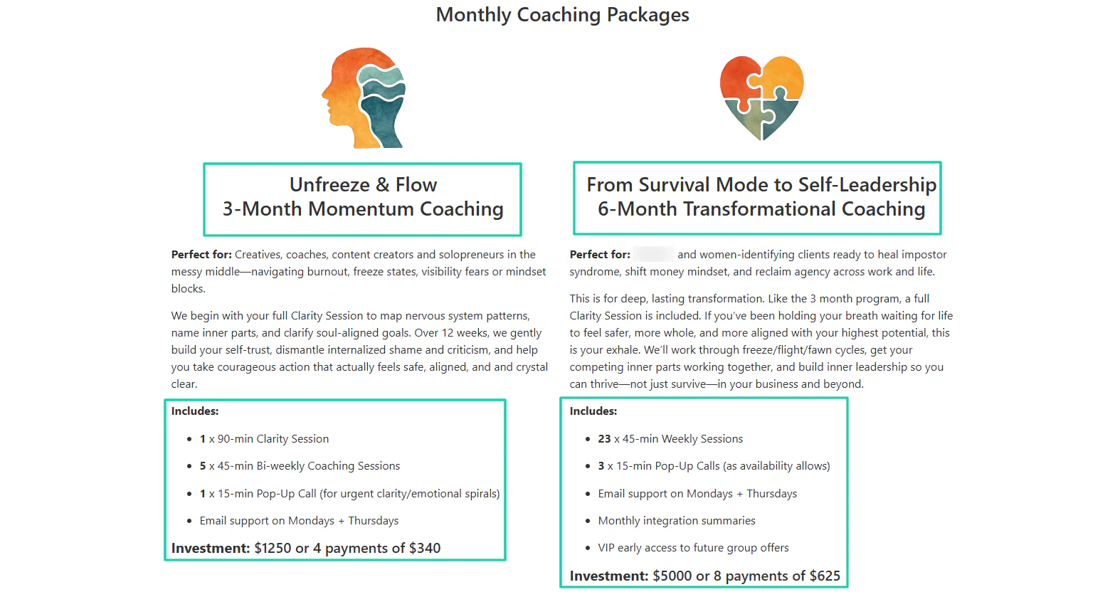 lancer une activité de coaching avec des packs mensuels