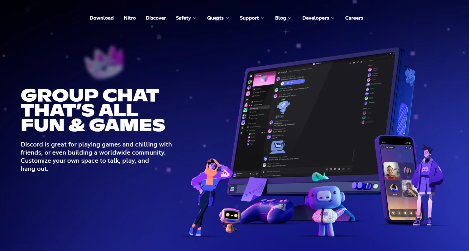 lancer une activité de coaching avec discord