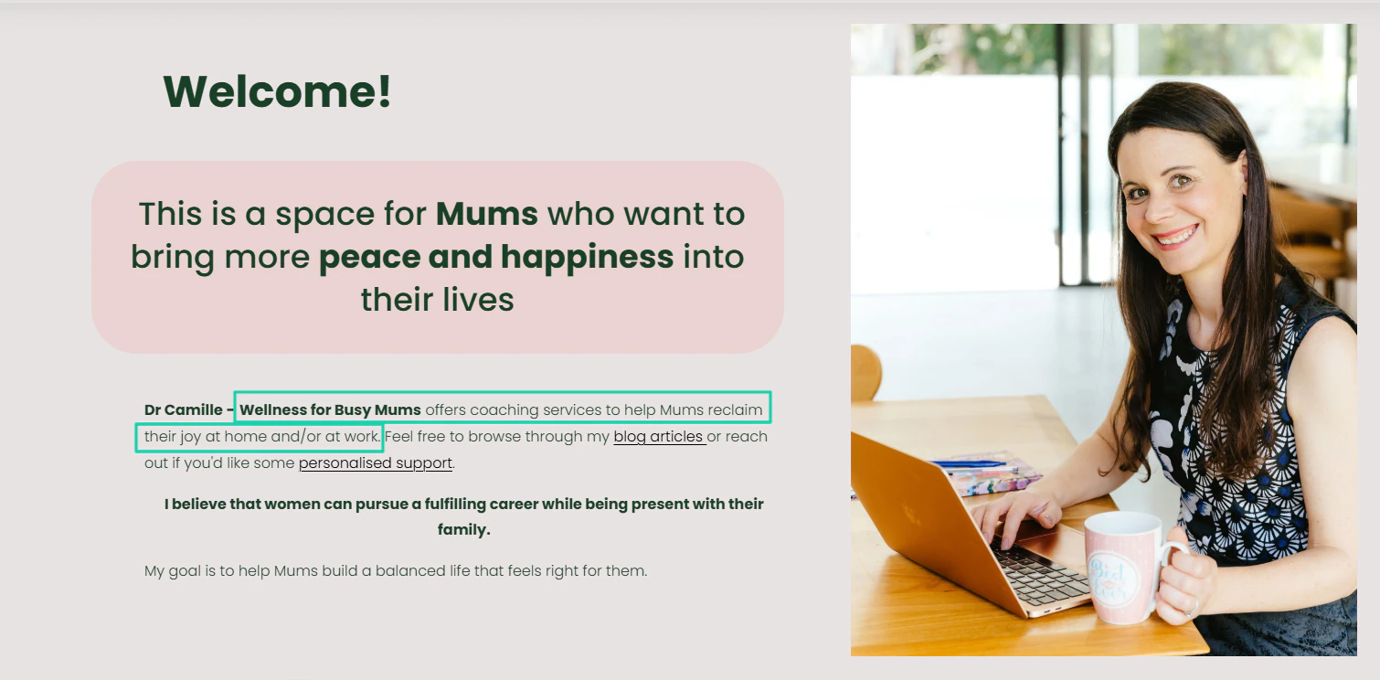 coaching bien-être pour les mamans