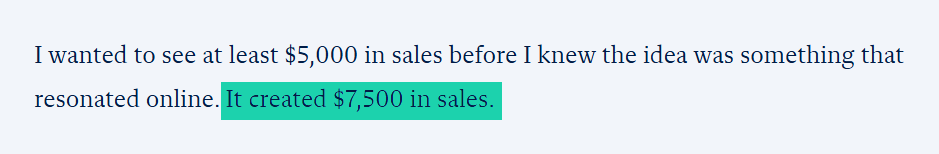 ventes de justin welch avec cette idée de business en ligne