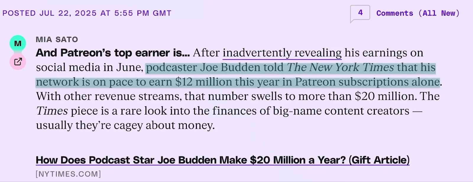 le succès de joe budden