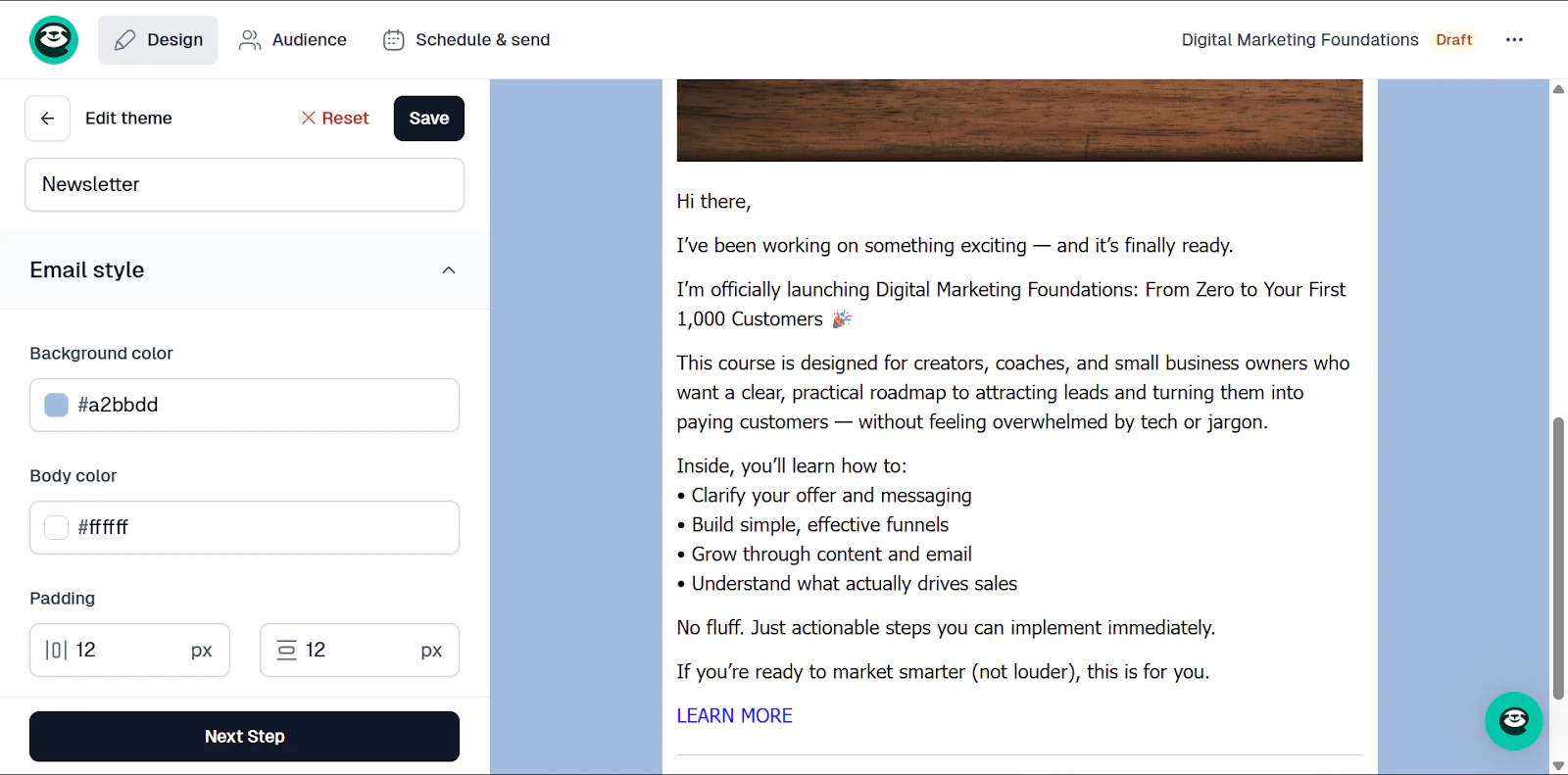 campagne email sur Easytools