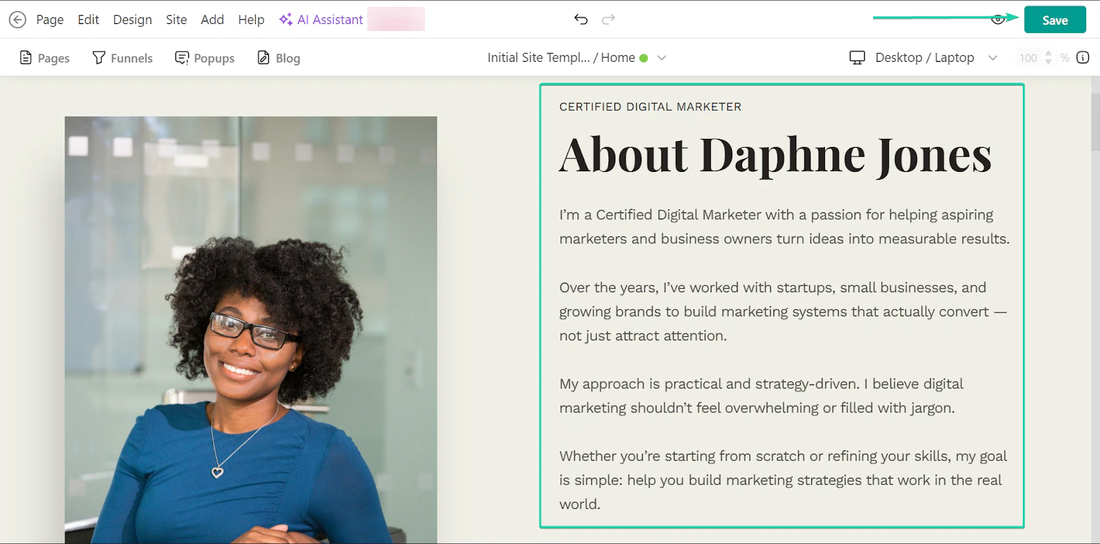 site web sur LearnWorlds