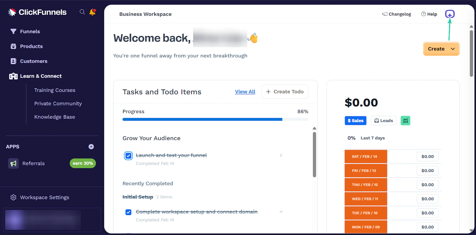 l'assistant omni sur ClickFunnels