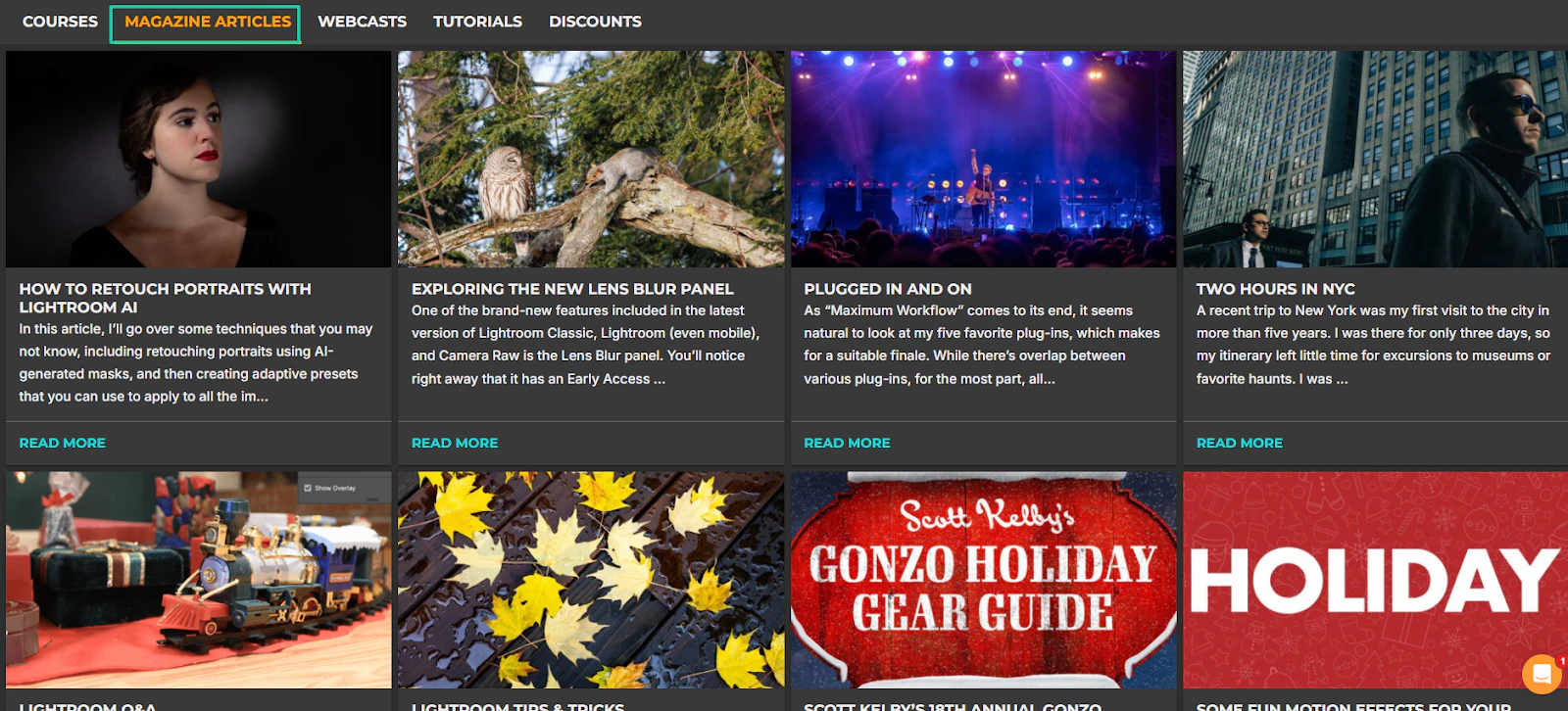 How to create a membership site: membership screenshot — website builder