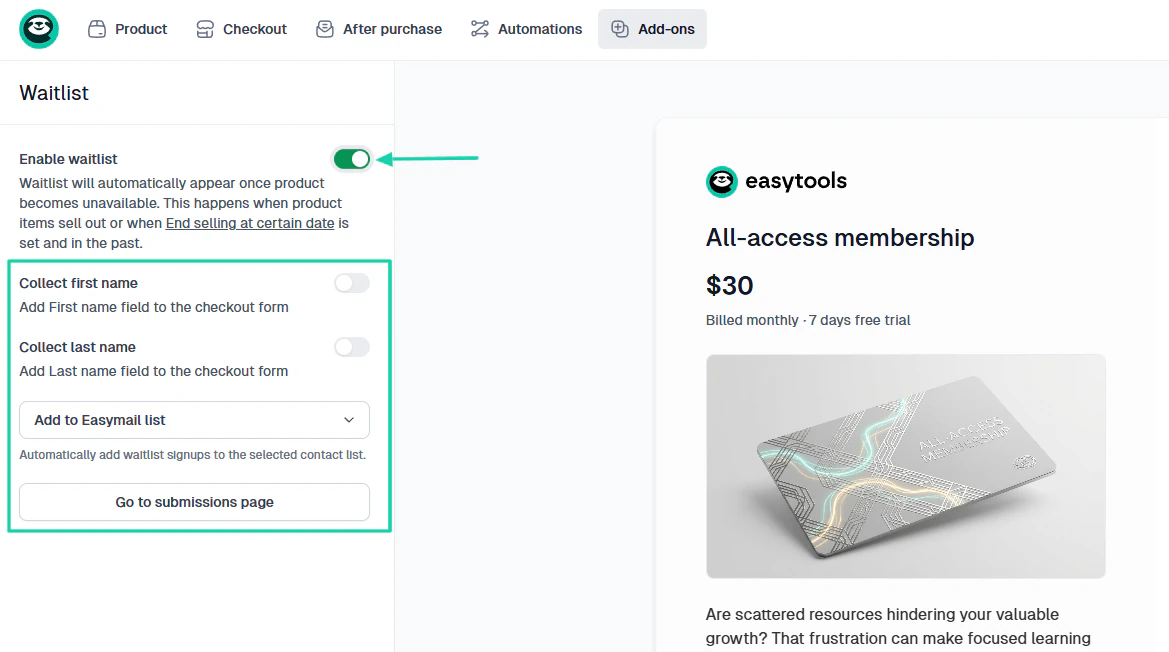 How to create a membership site: pro tip screenshot view 6