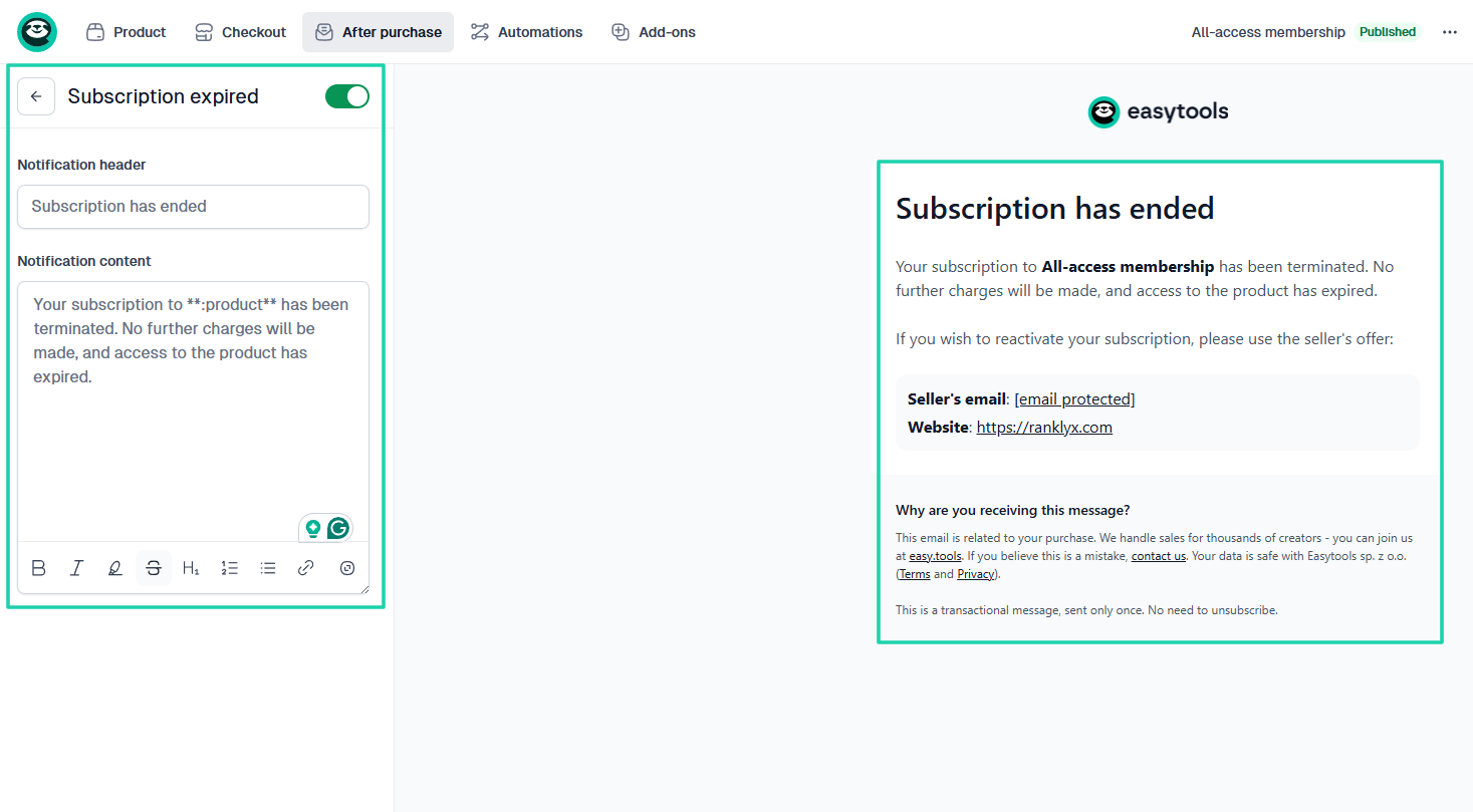 No automated systems: pro tip showing “Order completed”