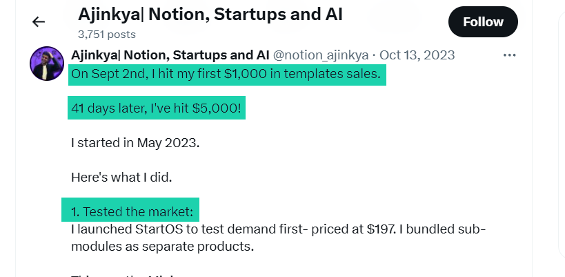 It all started with market testing.