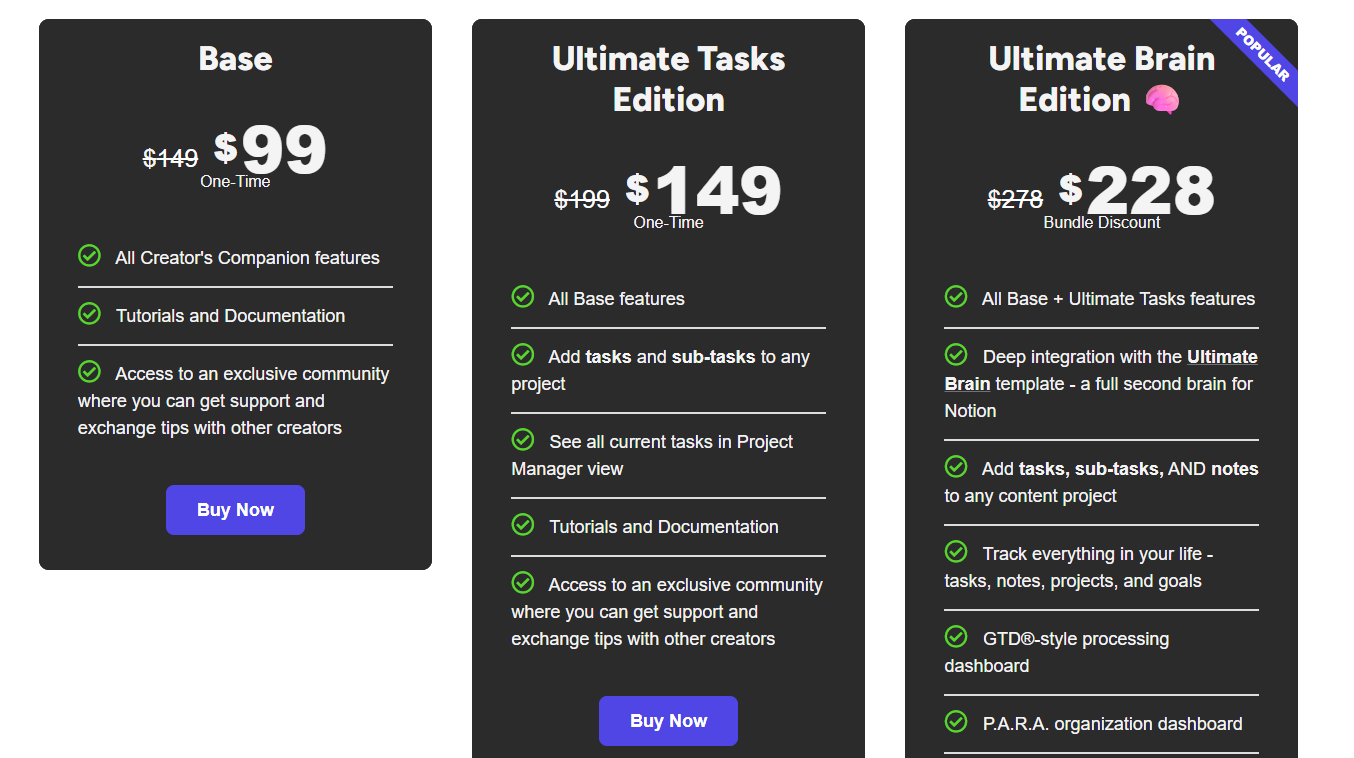 They offer multiple versions for different budgets.
