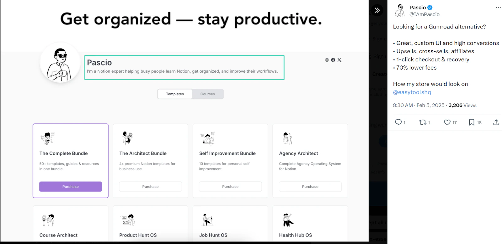 Don’t worry, there won’t be any need to create a full website.