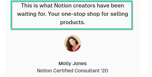 She believes that Easytools is what Notion creators have been waiting for.