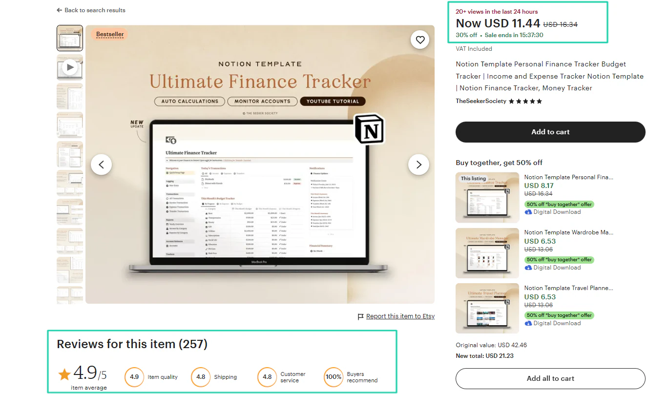 More than 20 people viewed this “Ultimate Finance Tracker” in the last 24 hours, and this template has 250+ great…