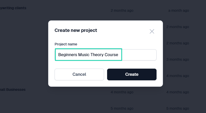 Easytools AI Website Builder: courses screenshot