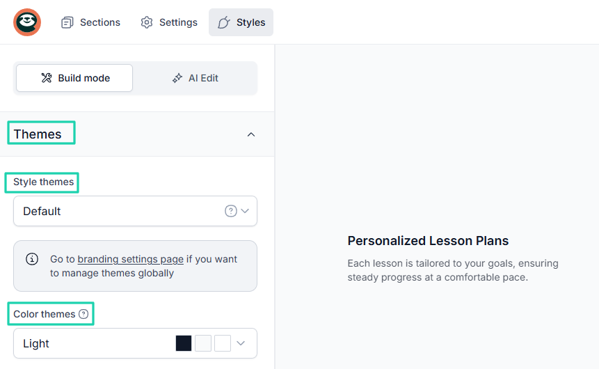 Evaluate customization options: you can personalize the style and color theme to match your style.