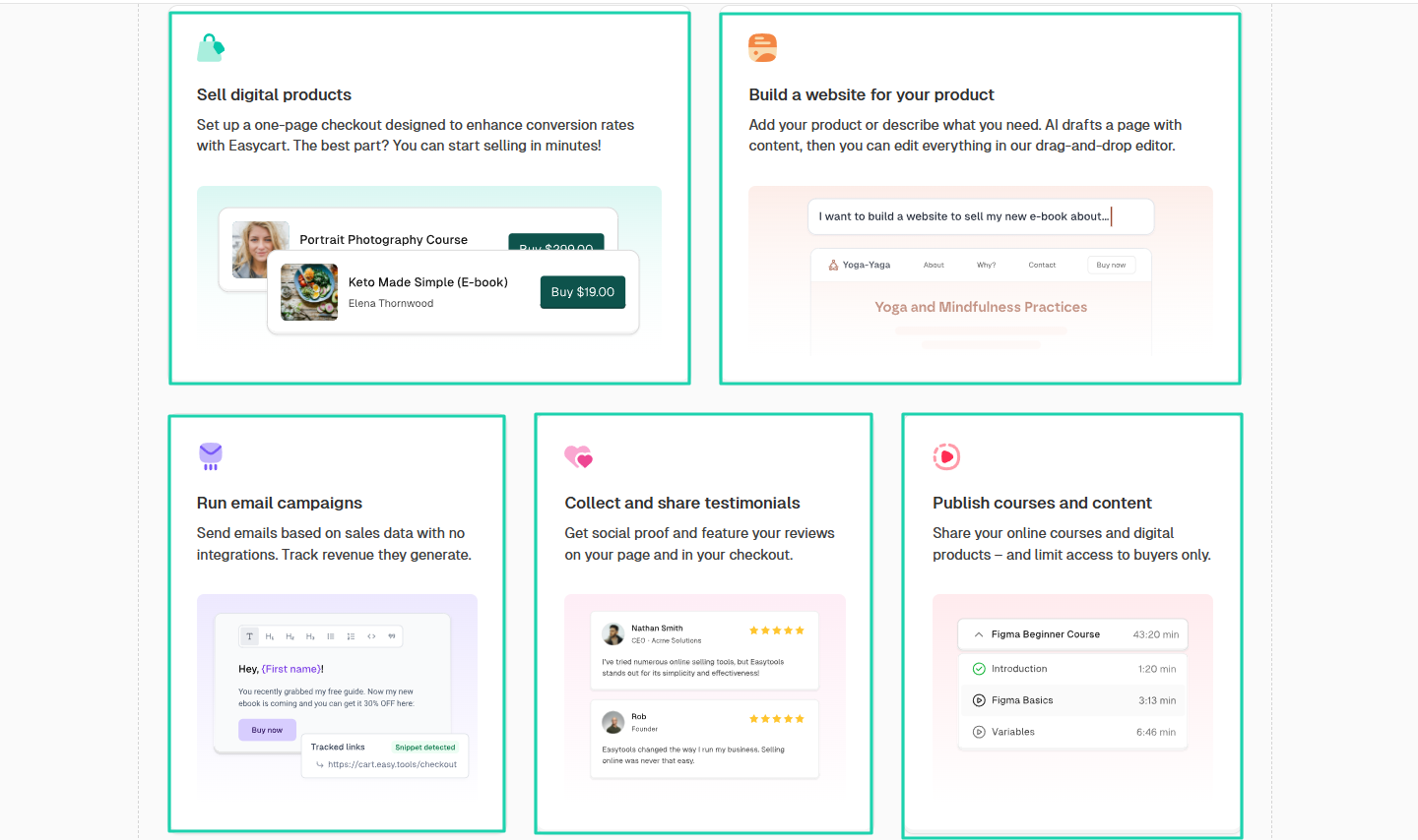 The beauty of it is that all the tools are integrated into one platform.