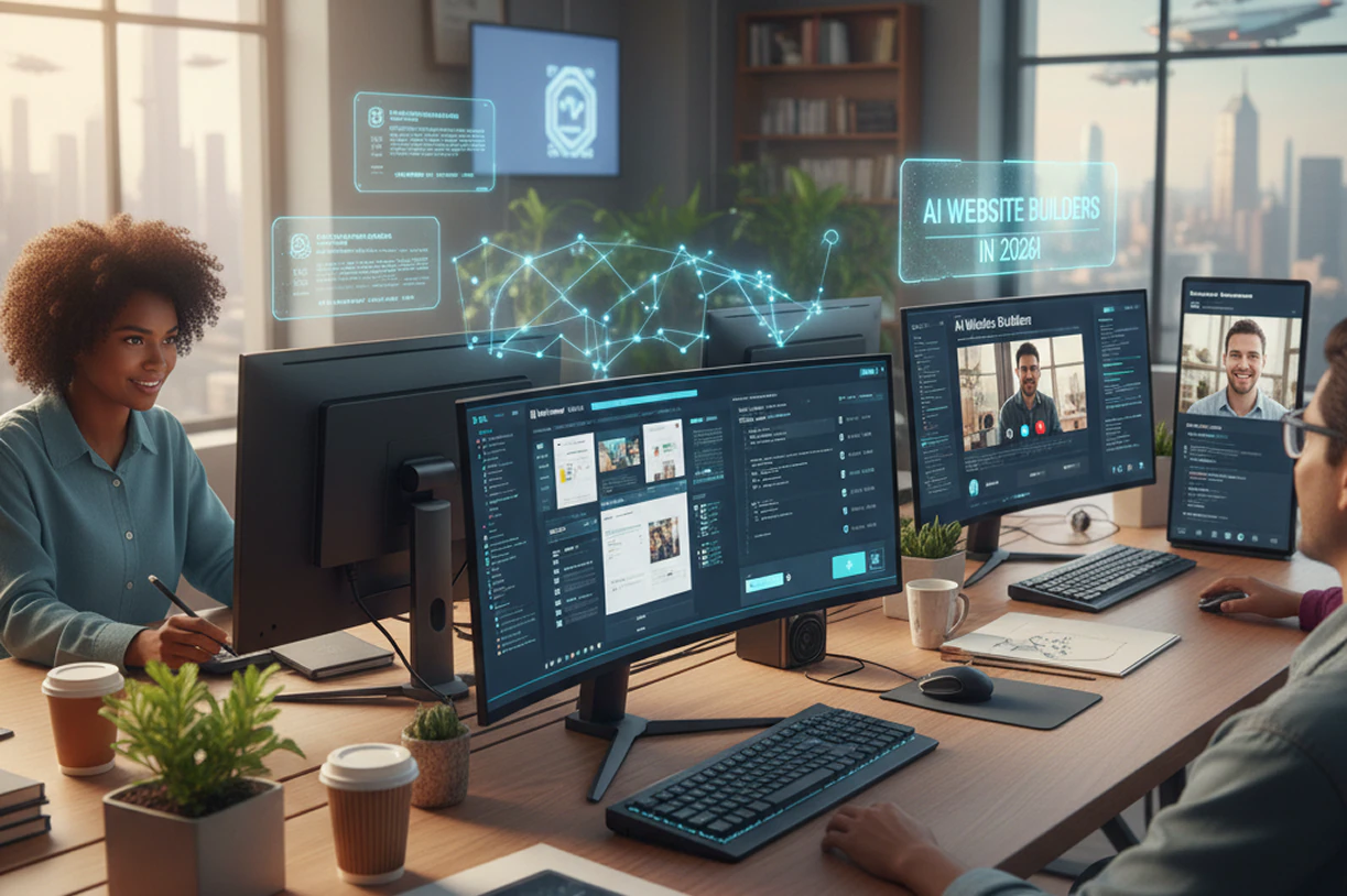 6 best AI website builders in 2026! Features, pricing, pros, and cons