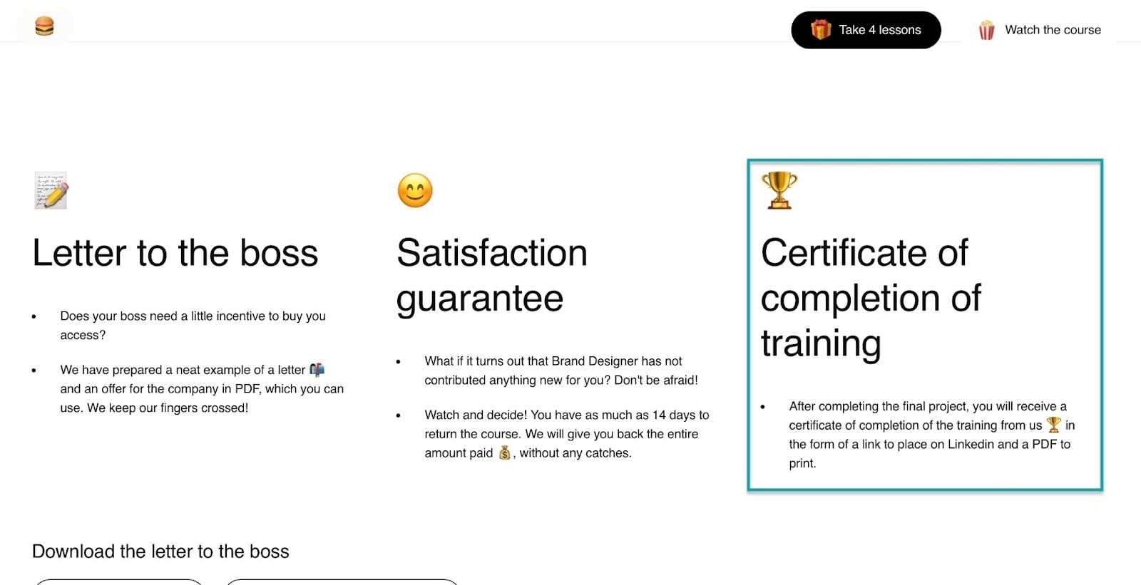 promesse de certificat en fin de parcours