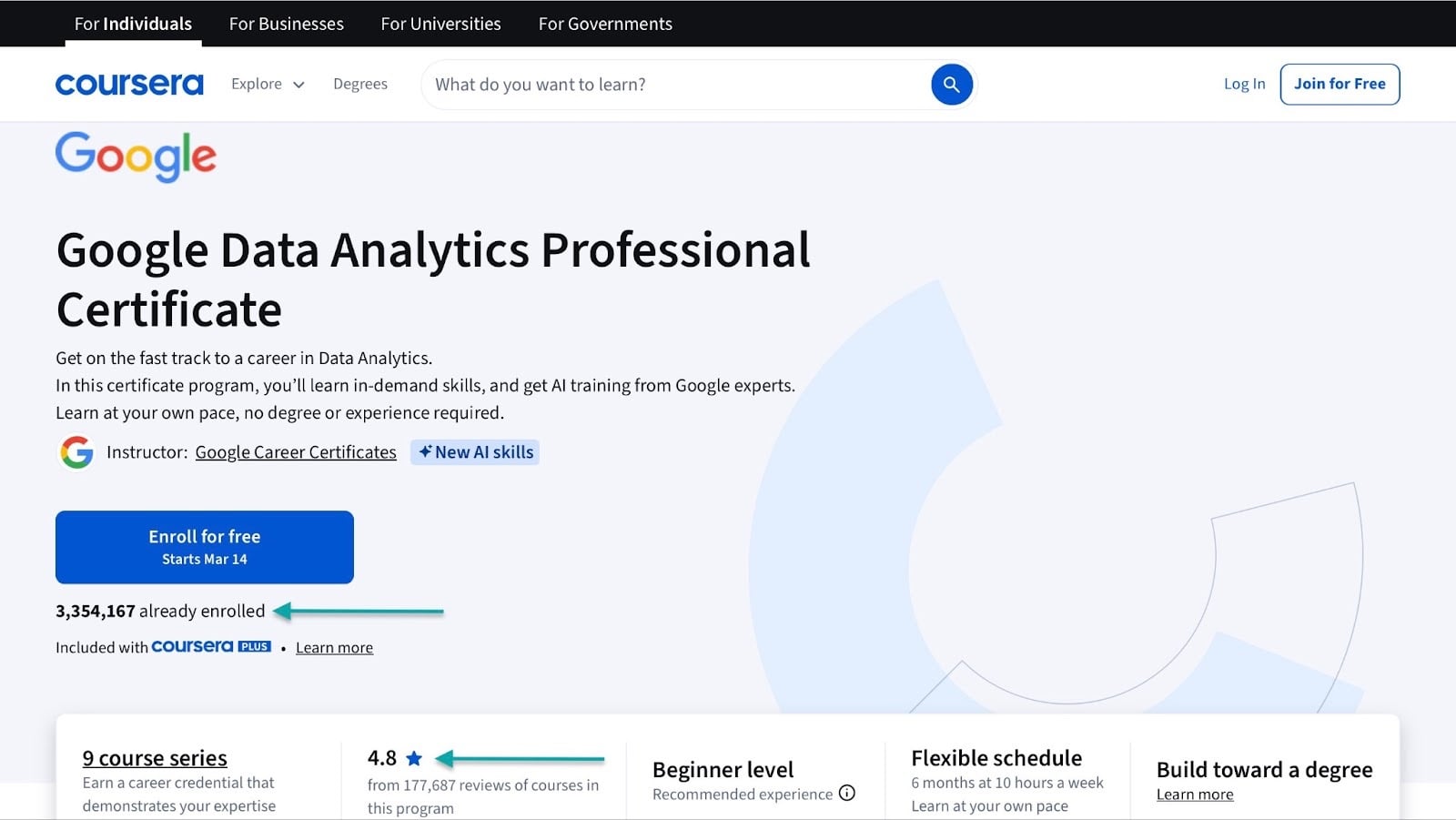 formation google data analytics