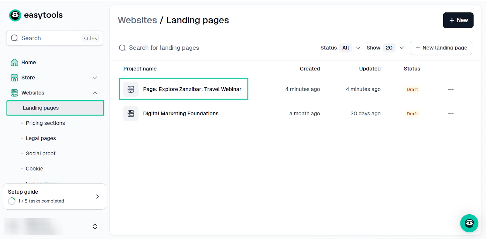 Easytools: capture des sites web