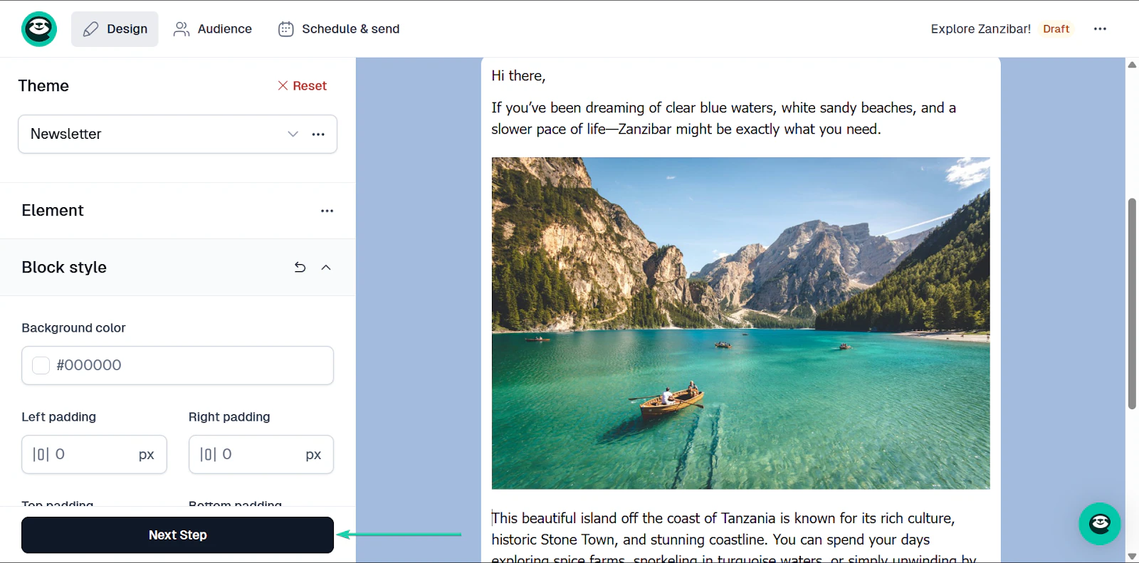 rédiger la newsletter sur le logiciel de blogging