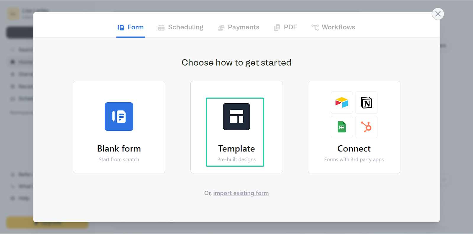 Fillout: capture des formulaires - créateur de site