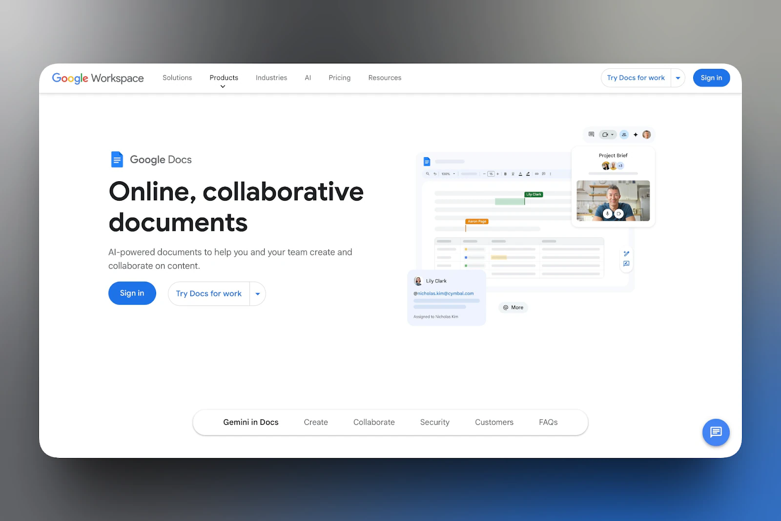 Google Docs - logiciel de blogging bien connu