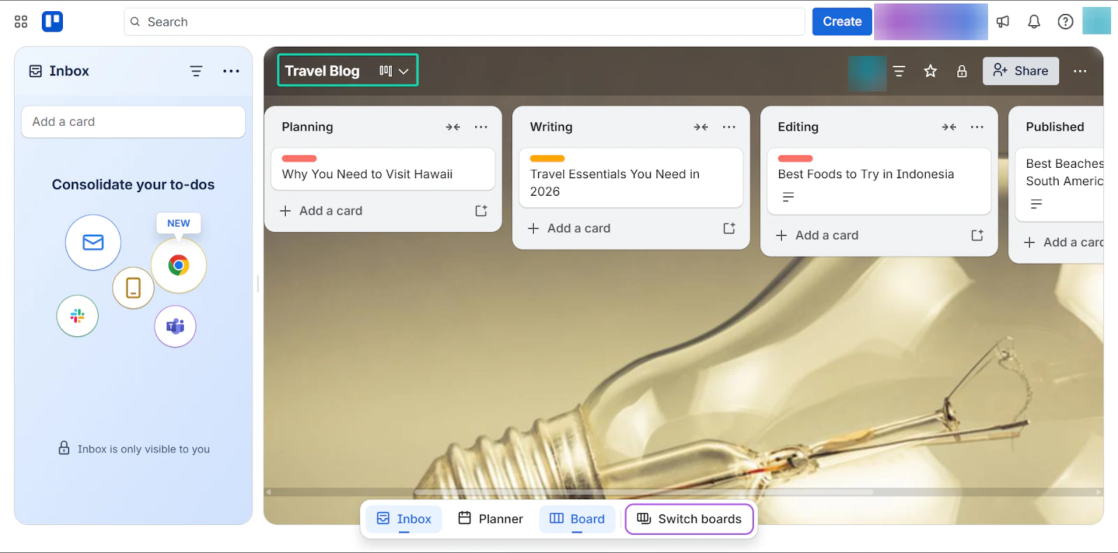 tableaux sur le logiciel de blogging