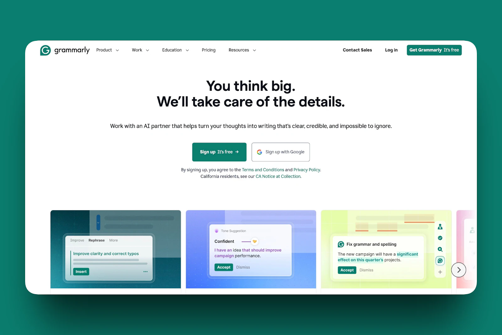 Grammarly - logiciel de blogging premium