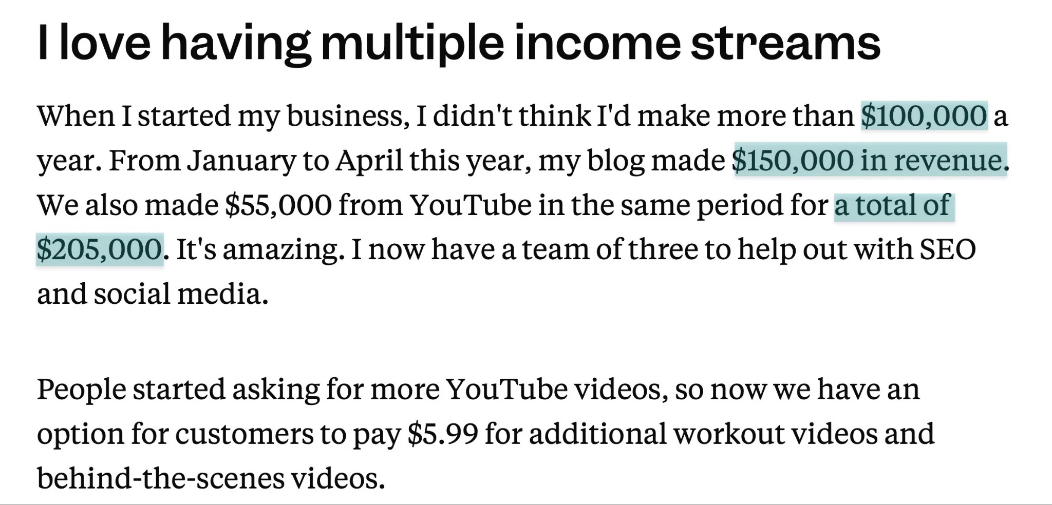 lindsey bomgren income streams