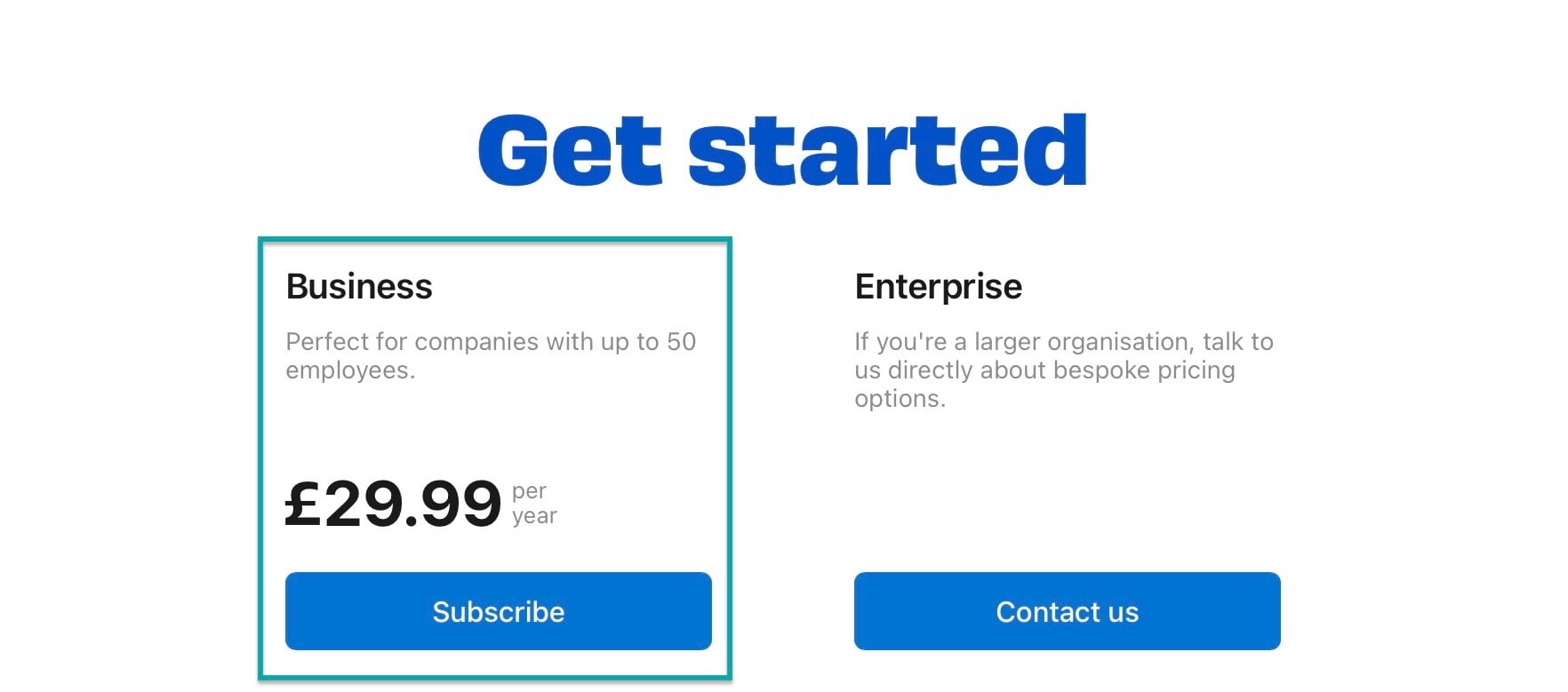 the body coach app business and enterprise plans