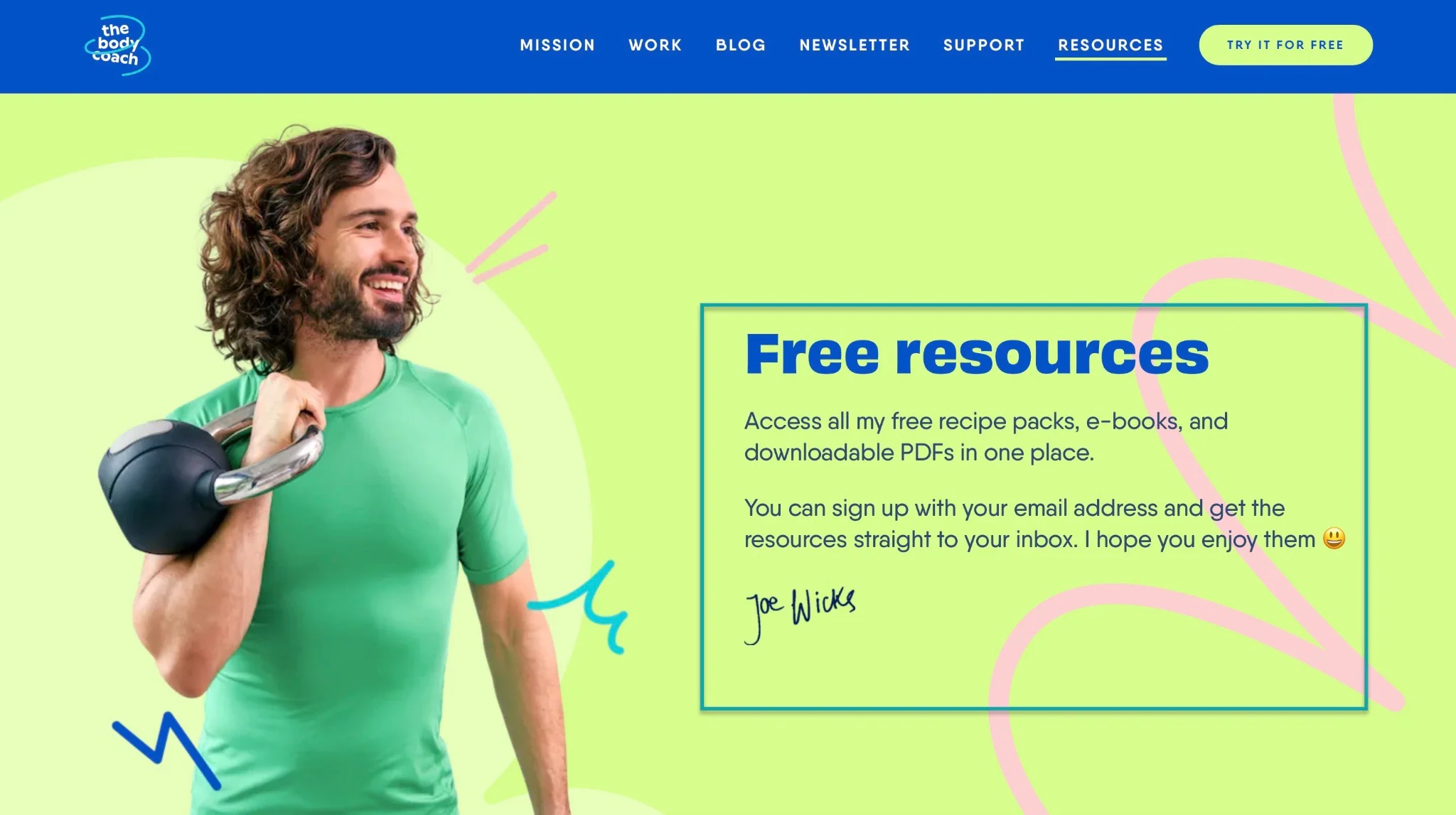 free resources to sell fitness programs online