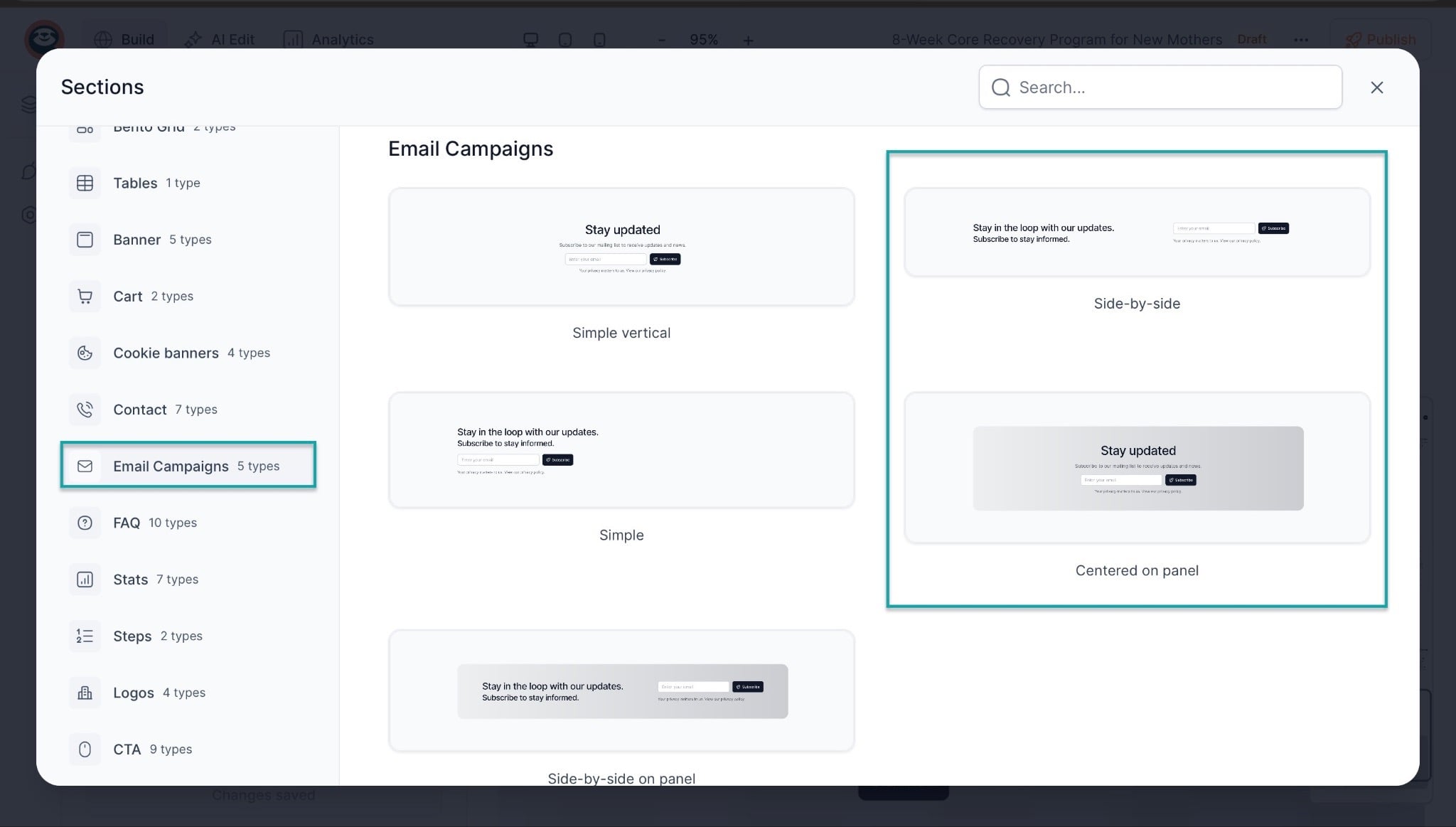 email campaigns to sell fitness programs online