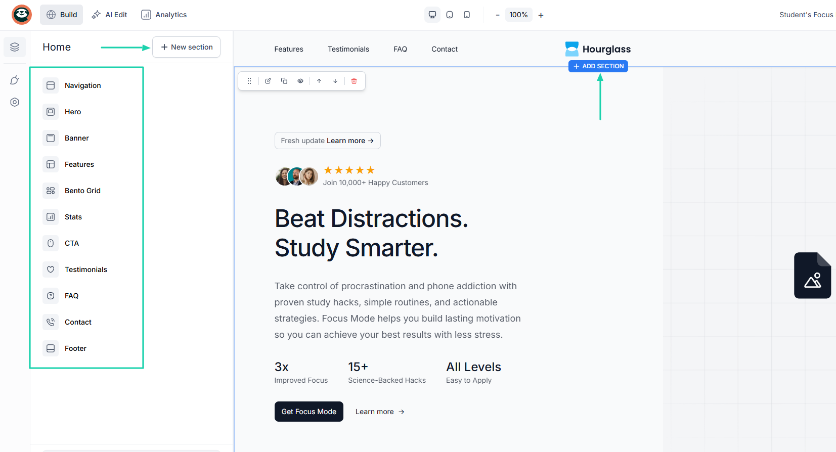 website edit window on etsy alternative