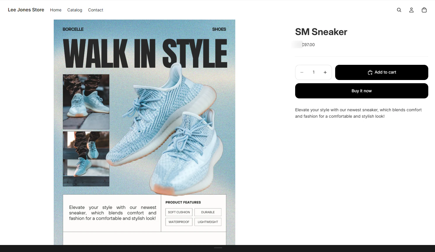 product created in store