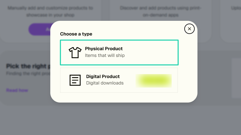 Big Cartel: products screenshot — digital product view 2