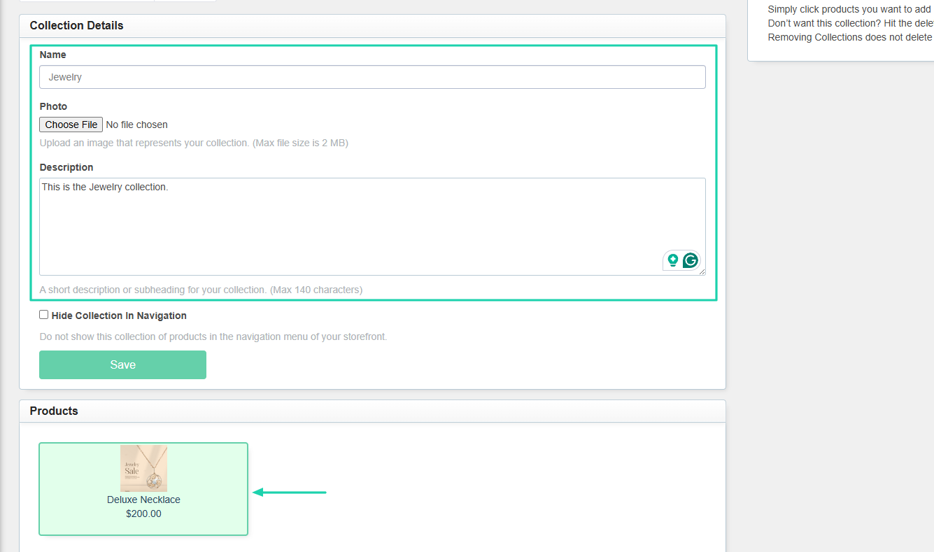 Storenvy: collections screenshot