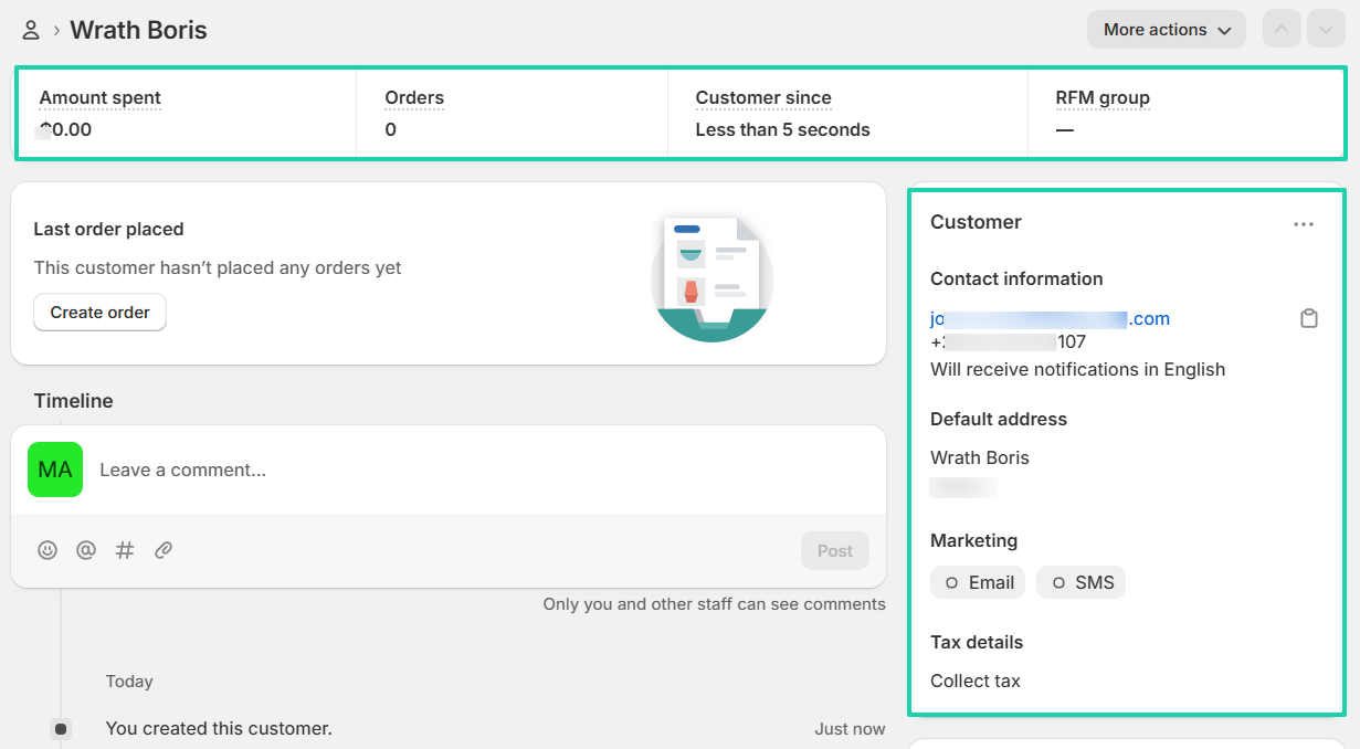 Shopify interface screenshot