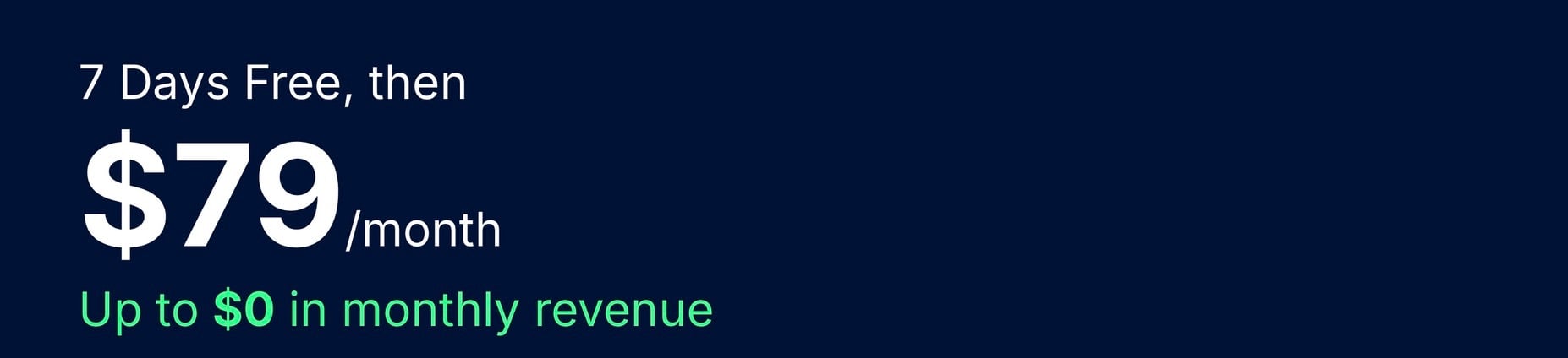 It doesn’t matter if you made $0 in monthly revenue.