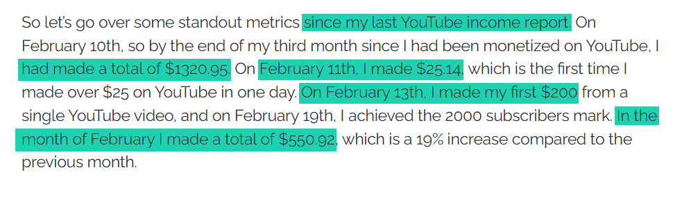 revenus de la youtubeuse marina lotiaf
