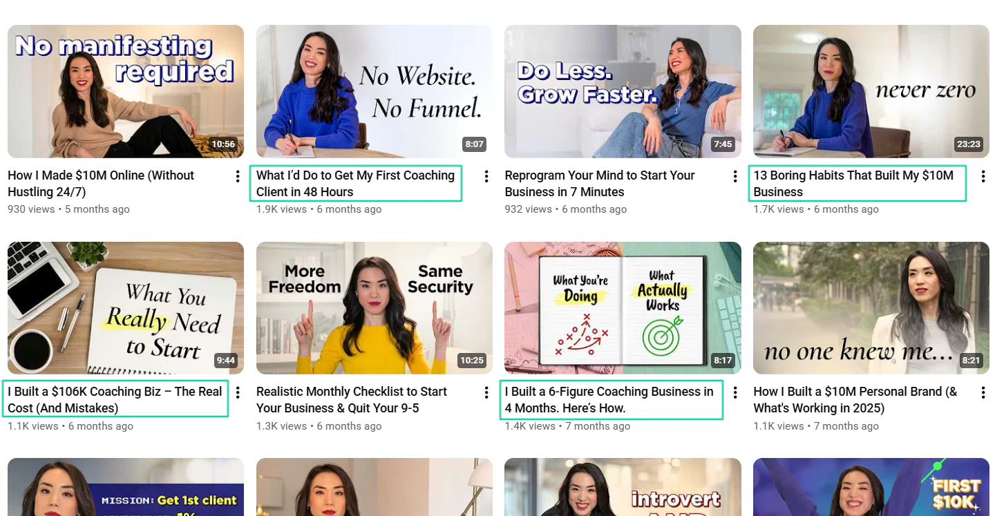 vidéos youtube de luisa zhou