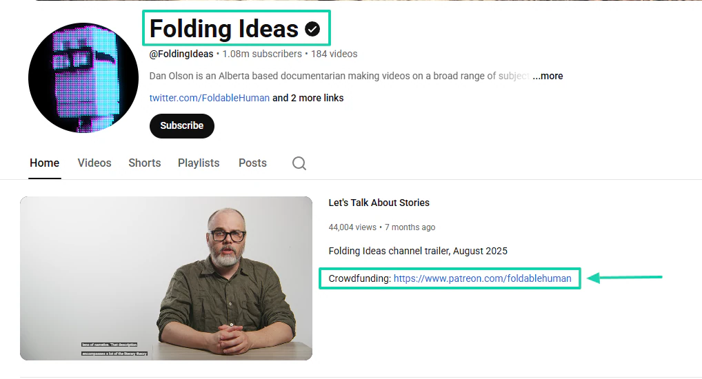 page de profil folding ideas de dan olson