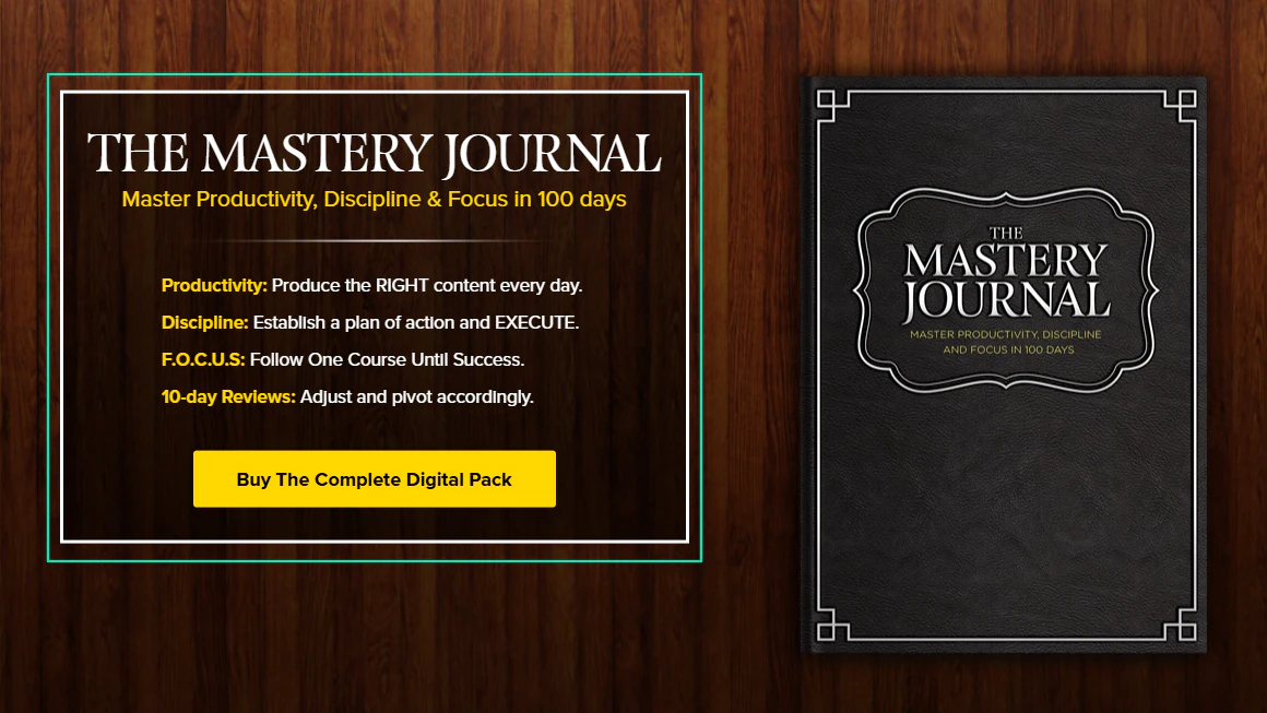 la formation the mastery journal de john lee