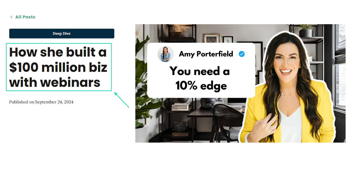 analyse de matthew gira sur amy porterfield