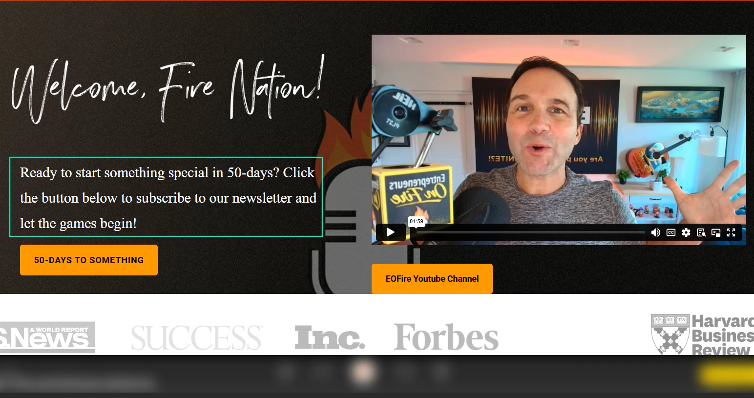 inscription et offre de la newsletter de john lee