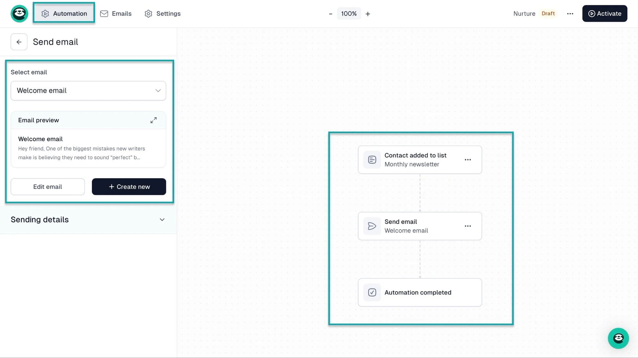 automatisation des newsletters