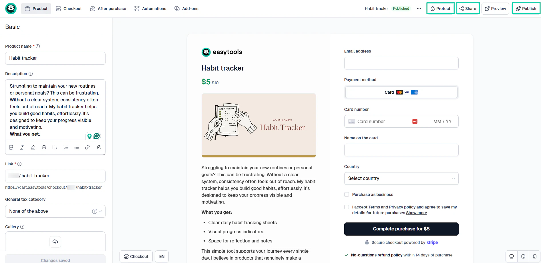 18. Templates, checklists et swipe files: une fois prêt, vous pouvez cliquer sur le bouton de publication et partager le…